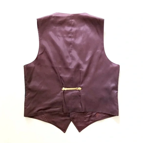 Vintage Handmade Funky Art Appliqué Embroidered Birds Flowers Unisex Vest - Picture 7 of 13